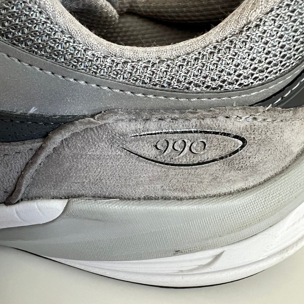 New Balance 990v6 Sneakers In Castlerock Gray Men Size 9.5 4E - Picture 8 of 14